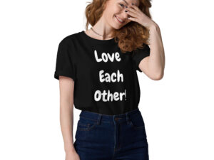 Love Each Other - Plain - Unisex organic cotton t-shirt